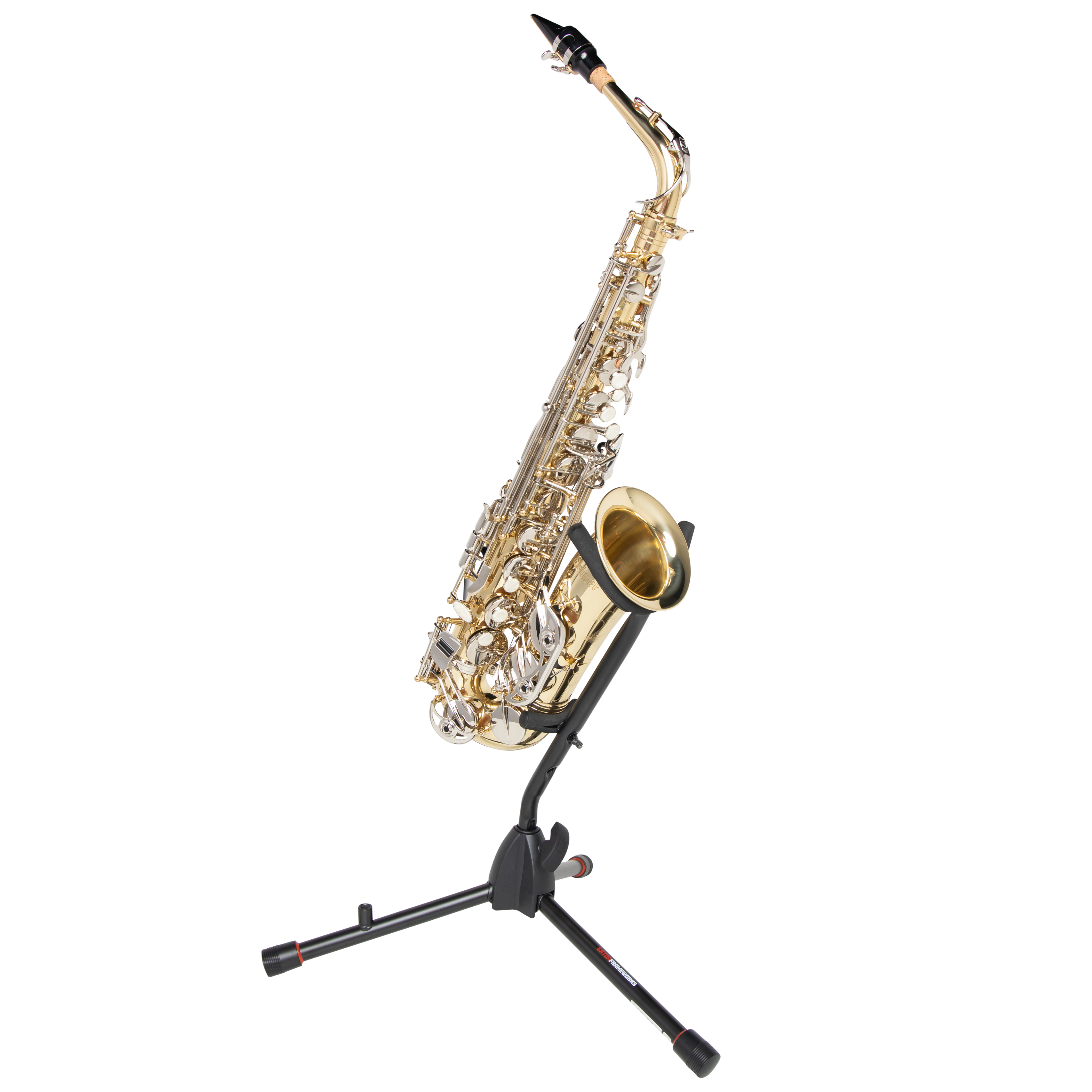 Tripod Stand for Alto/Tenor Sax with Flute Peg