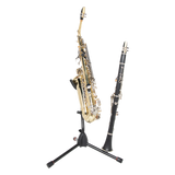 Tripod Stand for Alto/Tenor Sax with Flute Peg