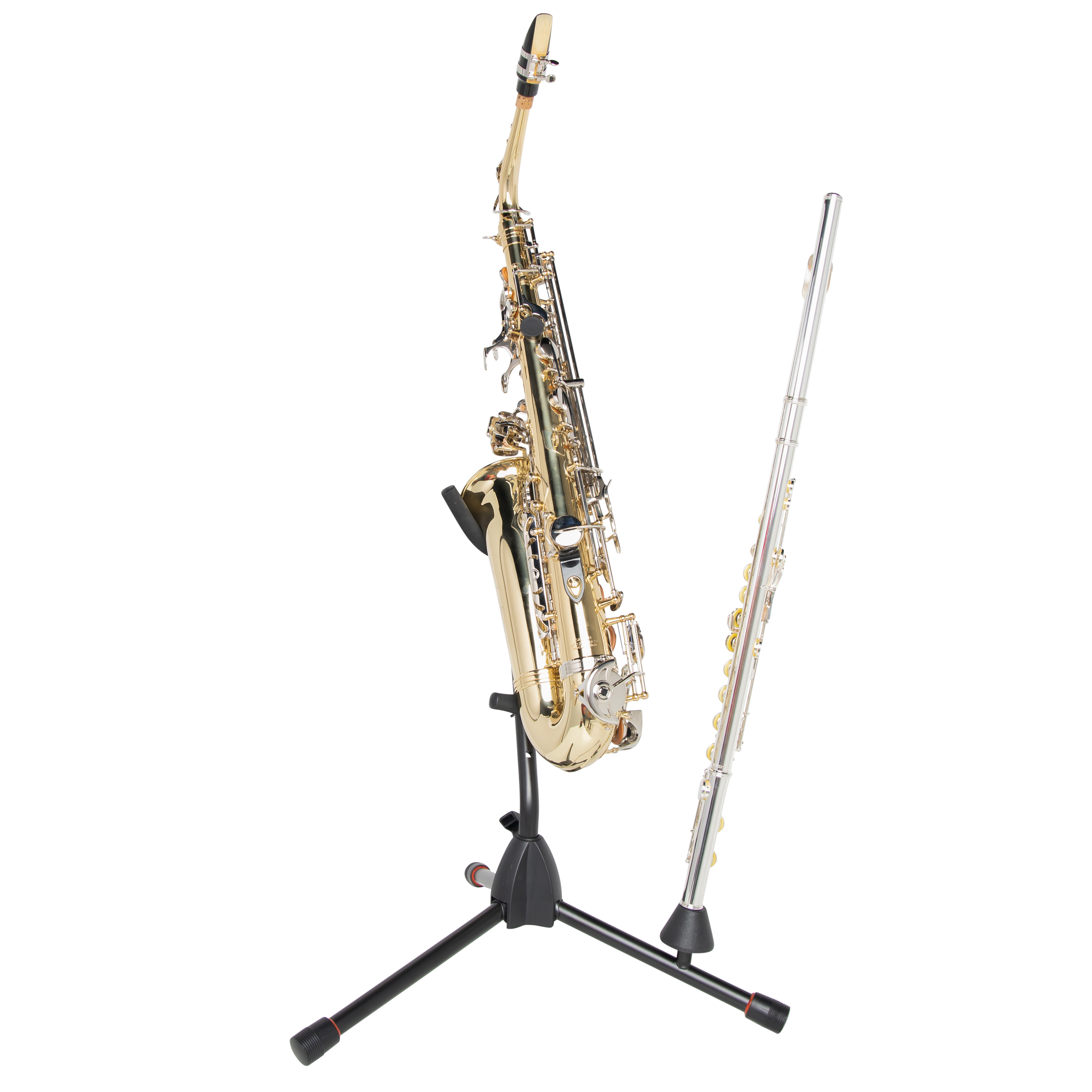 Tripod Stand for Alto/Tenor Sax with Flute Peg