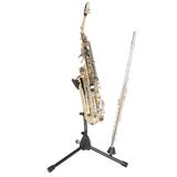 Tripod Stand for Alto/Tenor Sax with Flute Peg