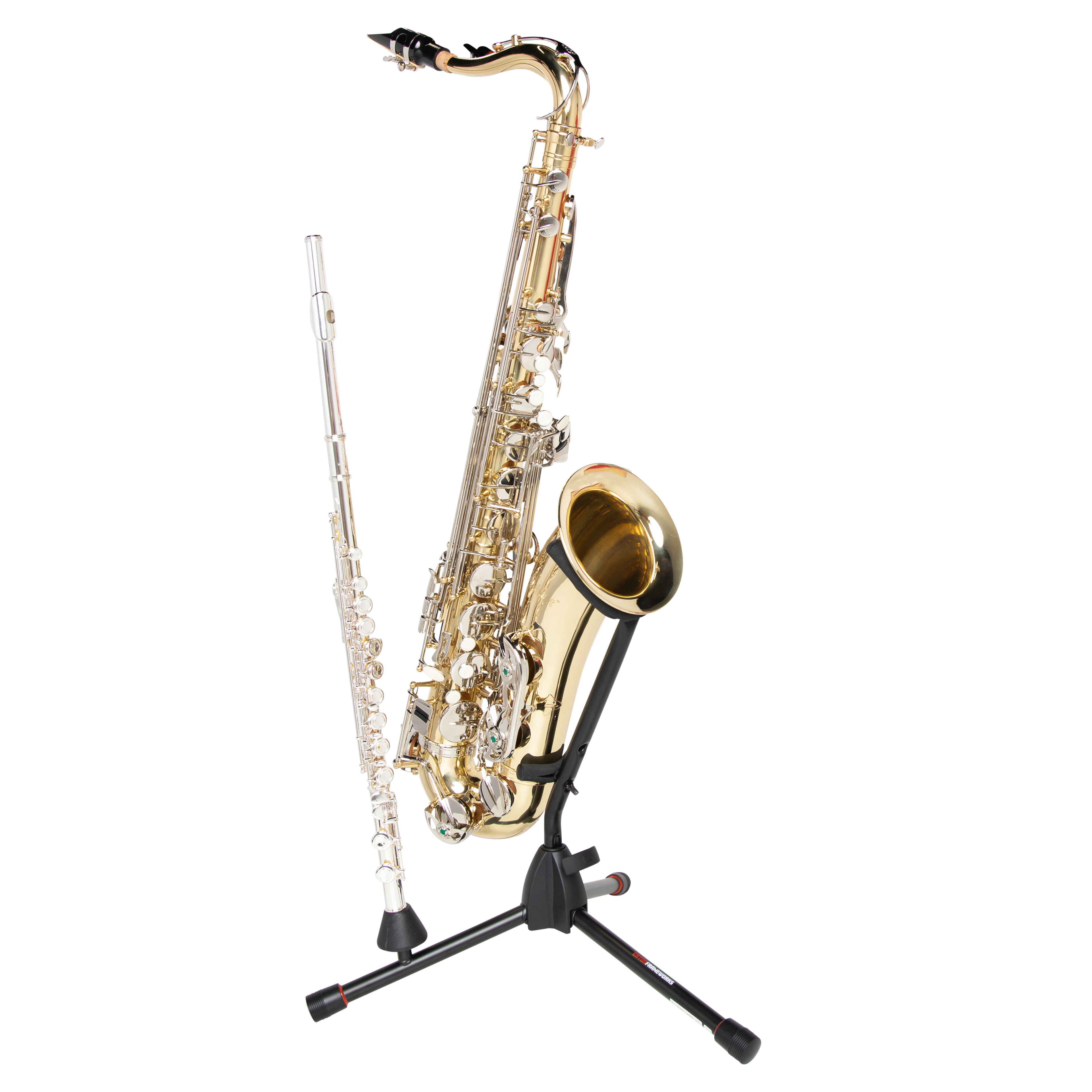 Tripod Stand for Alto/Tenor Sax with Flute Peg