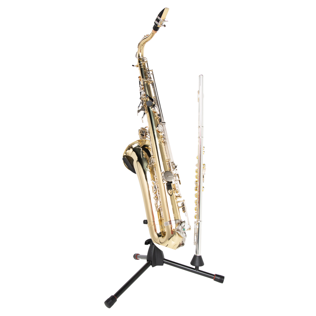 Tripod Stand for Alto/Tenor Sax with Flute Peg