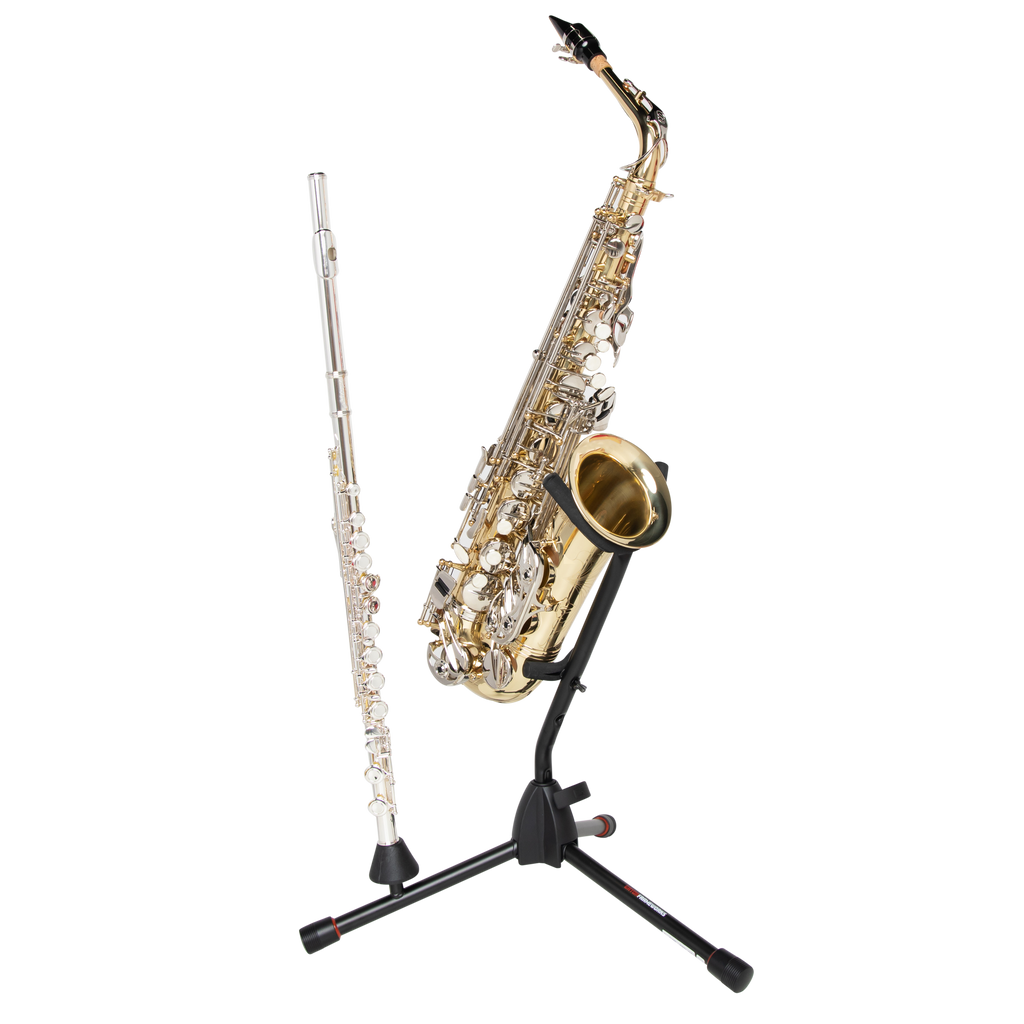 Tripod Stand for Alto/Tenor Sax with Flute Peg