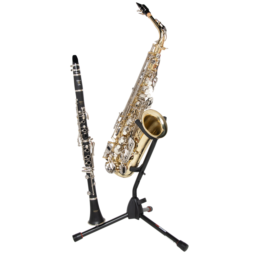 Tripod Stand for Alto/Tenor Sax with Flute Peg