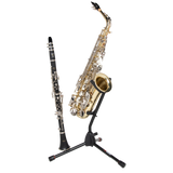 Tripod Stand for Alto/Tenor Sax with Flute Peg