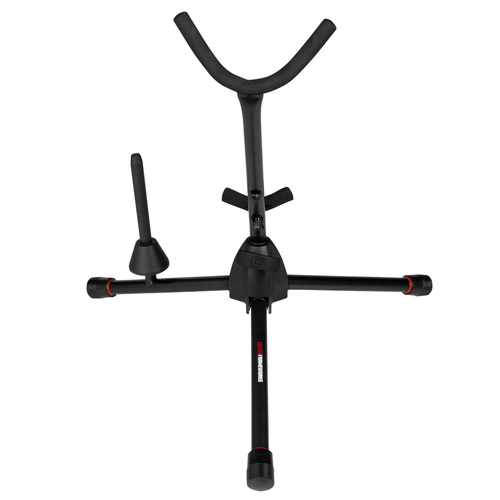 Tripod Stand for Alto/Tenor Sax with Flute Peg
