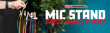 Frameworks Mic Stand Cable Hanger Tray