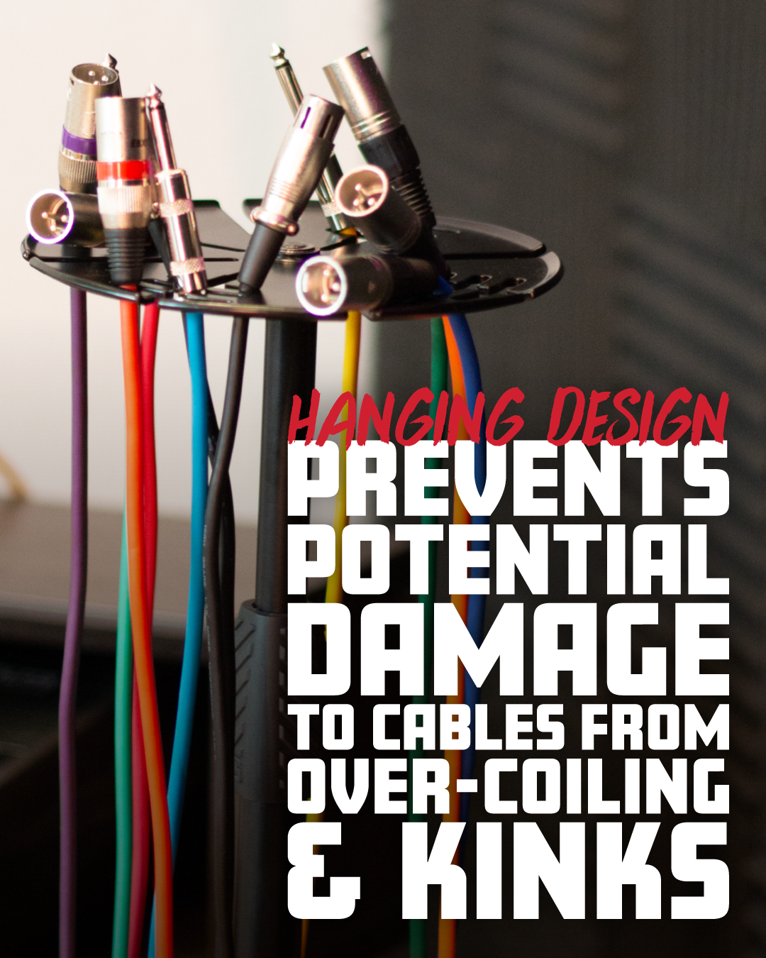 Frameworks Mic Stand Cable Hanger Tray
