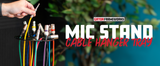 Frameworks Mic Stand Cable Hanger Tray