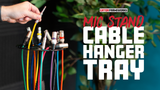 Frameworks Mic Stand Cable Hanger Tray