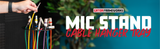 Frameworks Mic Stand Cable Hanger Tray
