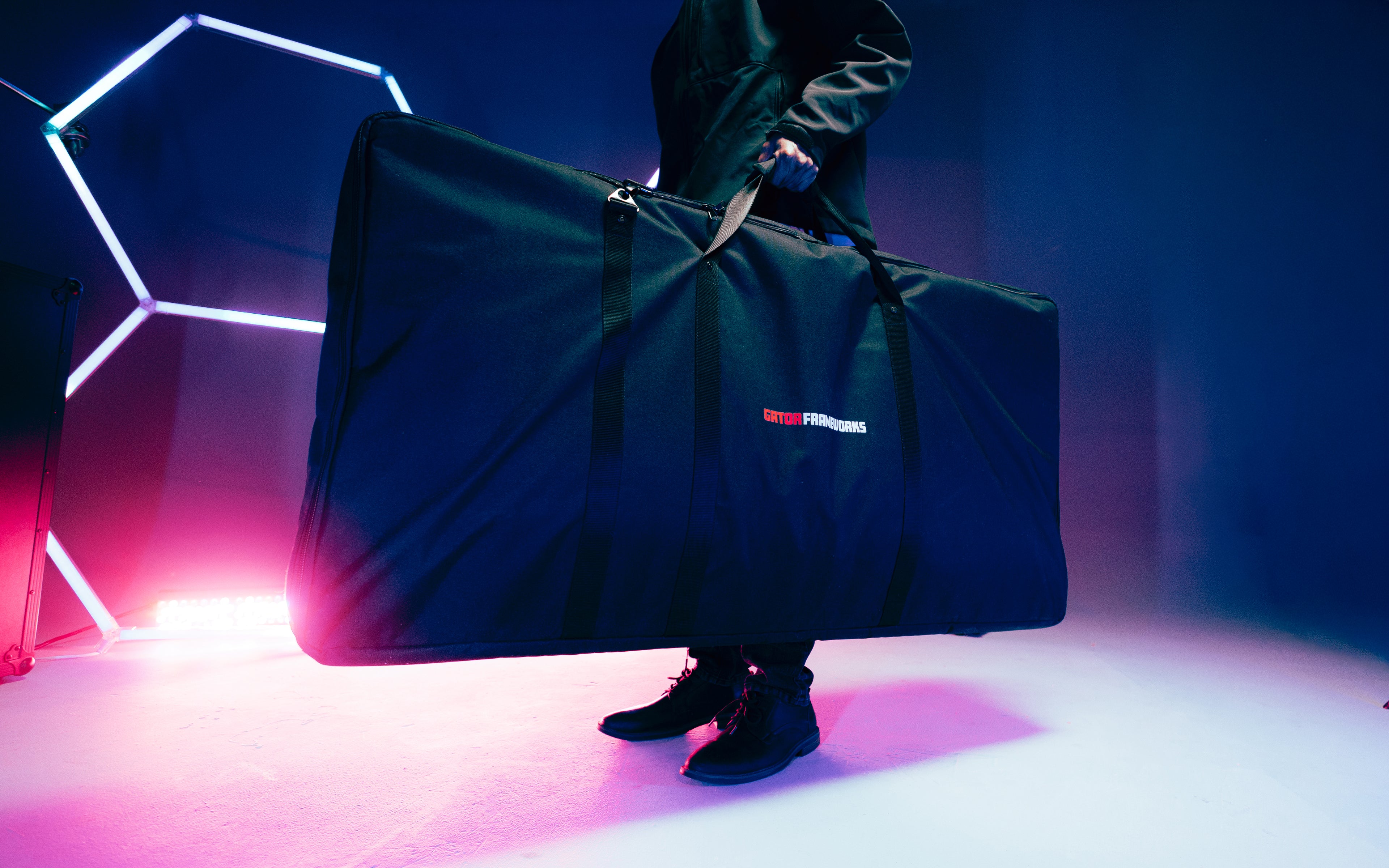 Frameworks DJ Facade with TV Mount & Carrying Bag