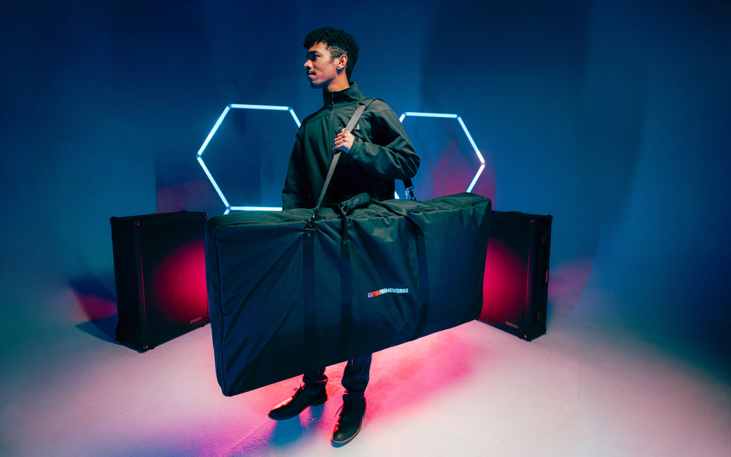 Frameworks DJ Facade with TV Mount & Carrying Bag