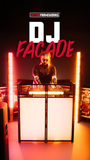 Gator Frameworks DJ Facade with Carrying Bag