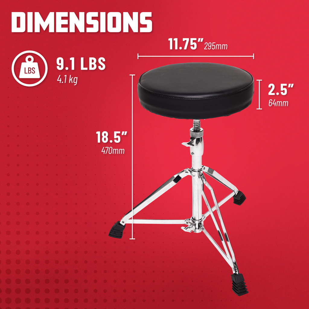 Frameworks Round-Top Drum Throne