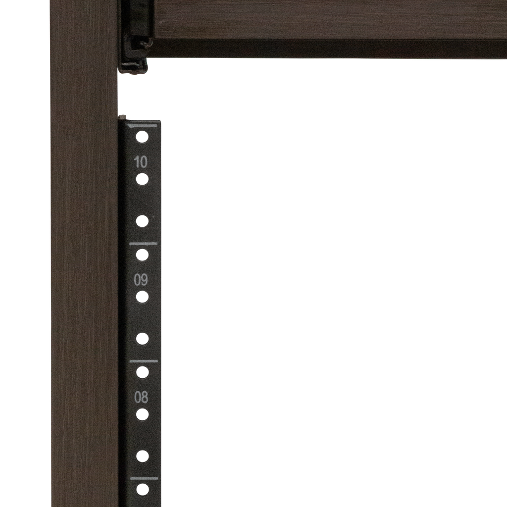 Elite Series Furniture Desk 10U Rack - BRN