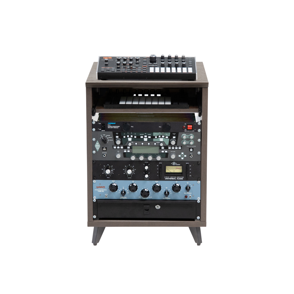 Elite Series Furniture Desk 10U Rack - BRN