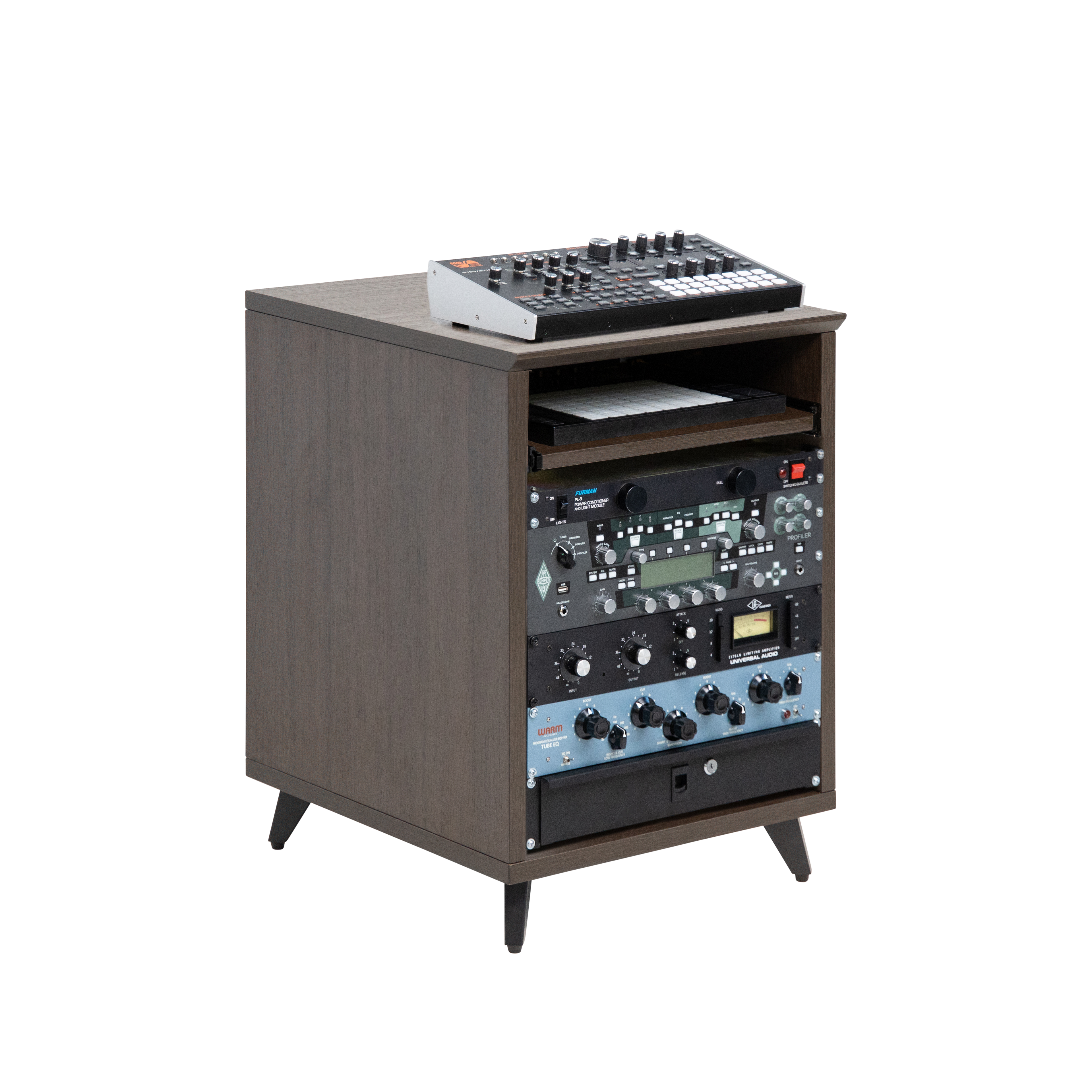 Elite Series Furniture Desk 10U Rack - BRN