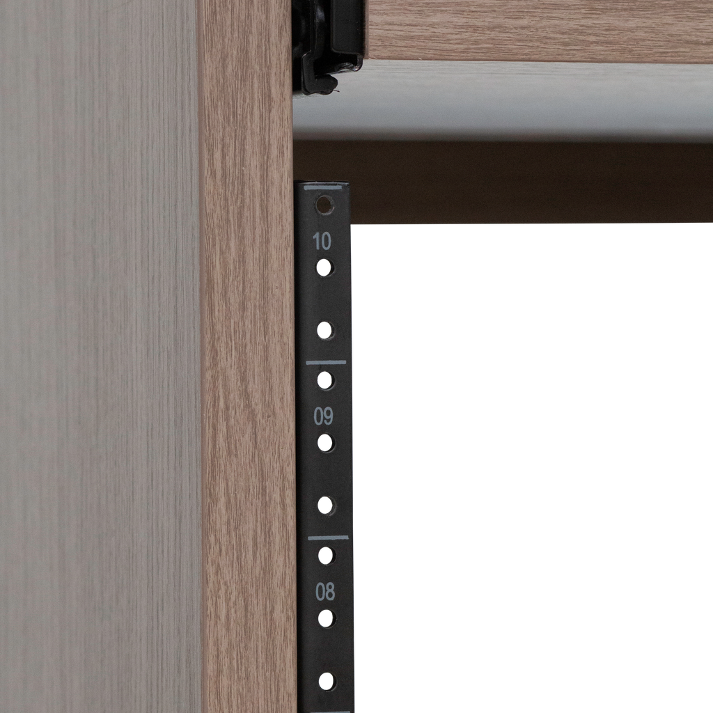 Elite Series Furniture Desk 10U Rack - GRY