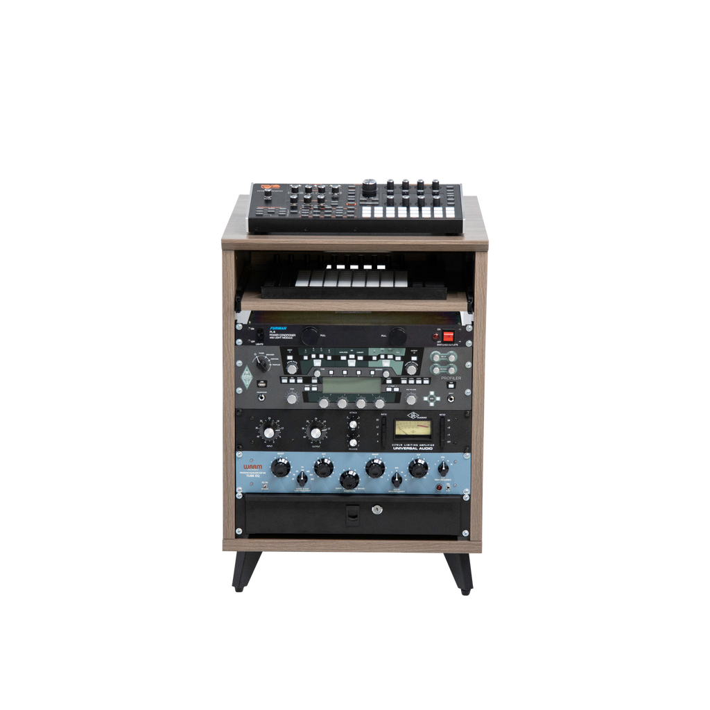 Elite Series Furniture Desk 10U Rack - GRY