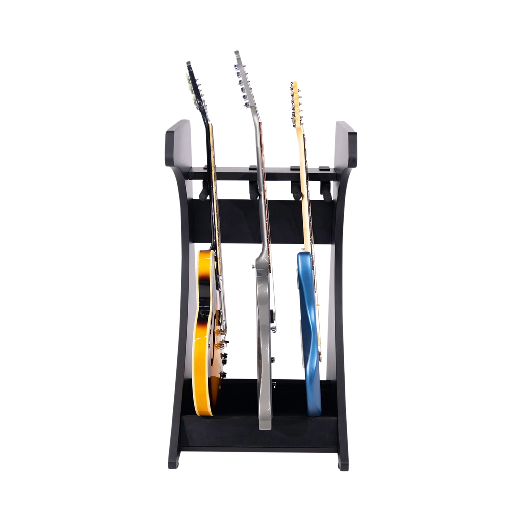 Elite Three Electric/Acoustic Guitar Rack – BLK