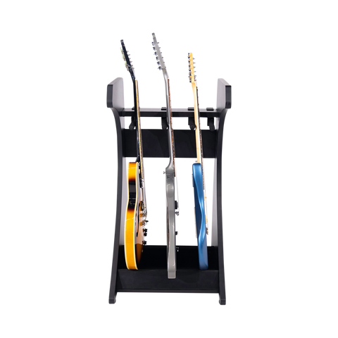 Elite Three Electric/Acoustic Guitar Rack – BLK