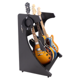 Elite Three Electric/Acoustic Guitar Rack – BLK