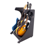 Elite Three Electric/Acoustic Guitar Rack – BLK