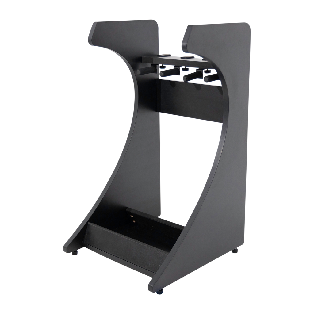 Elite Three Electric/Acoustic Guitar Rack – BLK