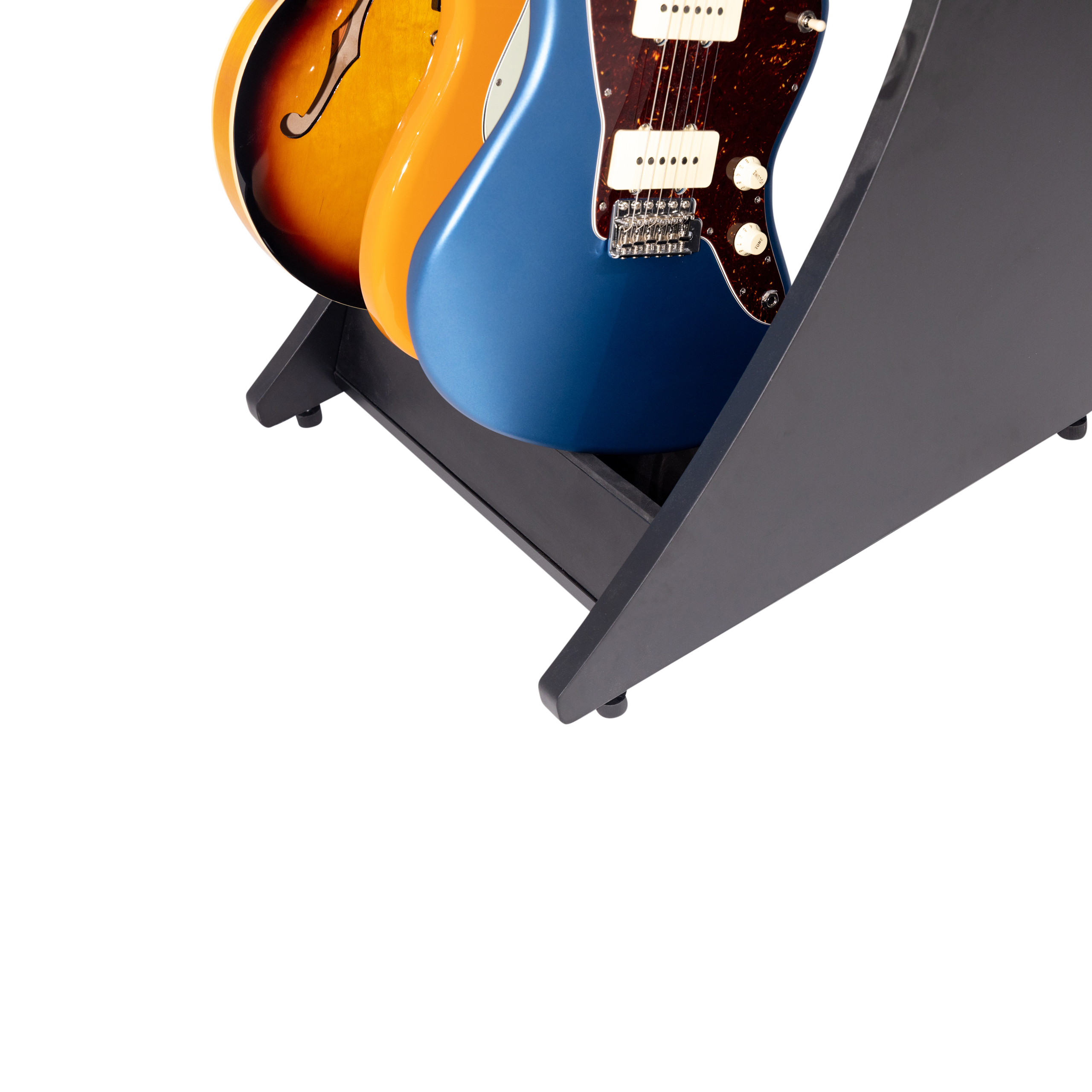 Elite Three Electric/Acoustic Guitar Rack – BLK