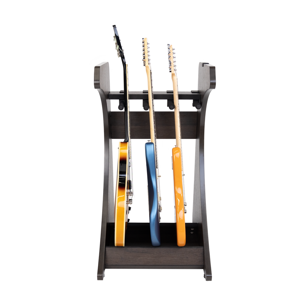 Elite Three Electric/Acoustic Guitar Rack – BRN
