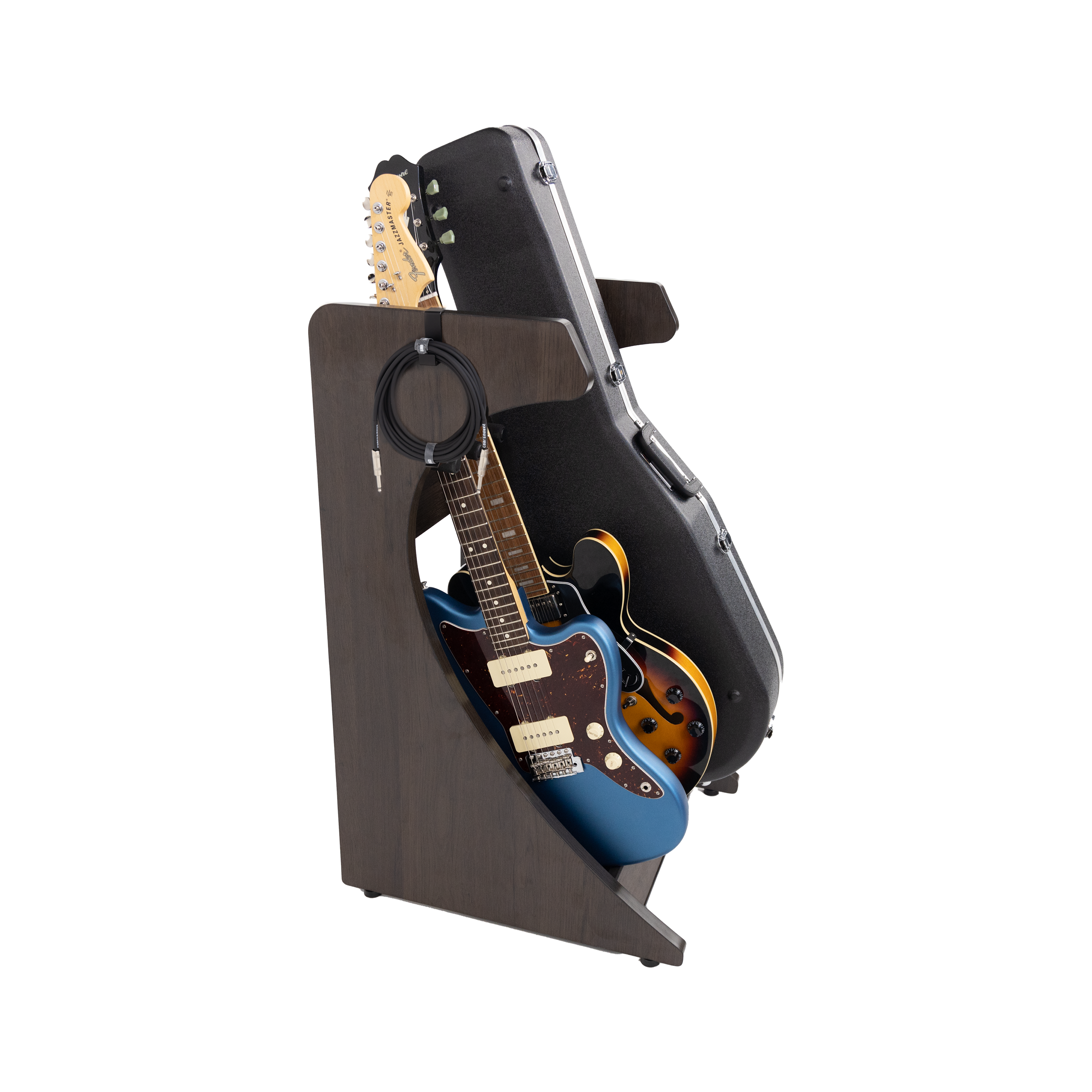 Elite Three Electric/Acoustic Guitar Rack – BRN