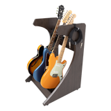 Elite Three Electric/Acoustic Guitar Rack – BRN