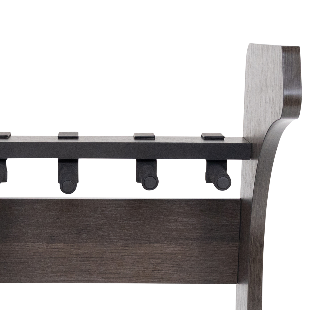 Elite Three Electric/Acoustic Guitar Rack – BRN