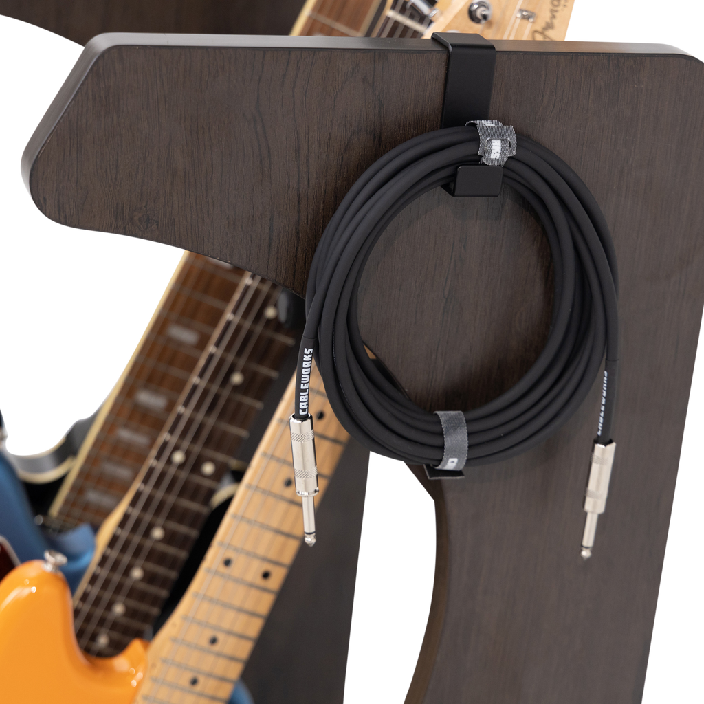 Elite Three Electric/Acoustic Guitar Rack – BRN