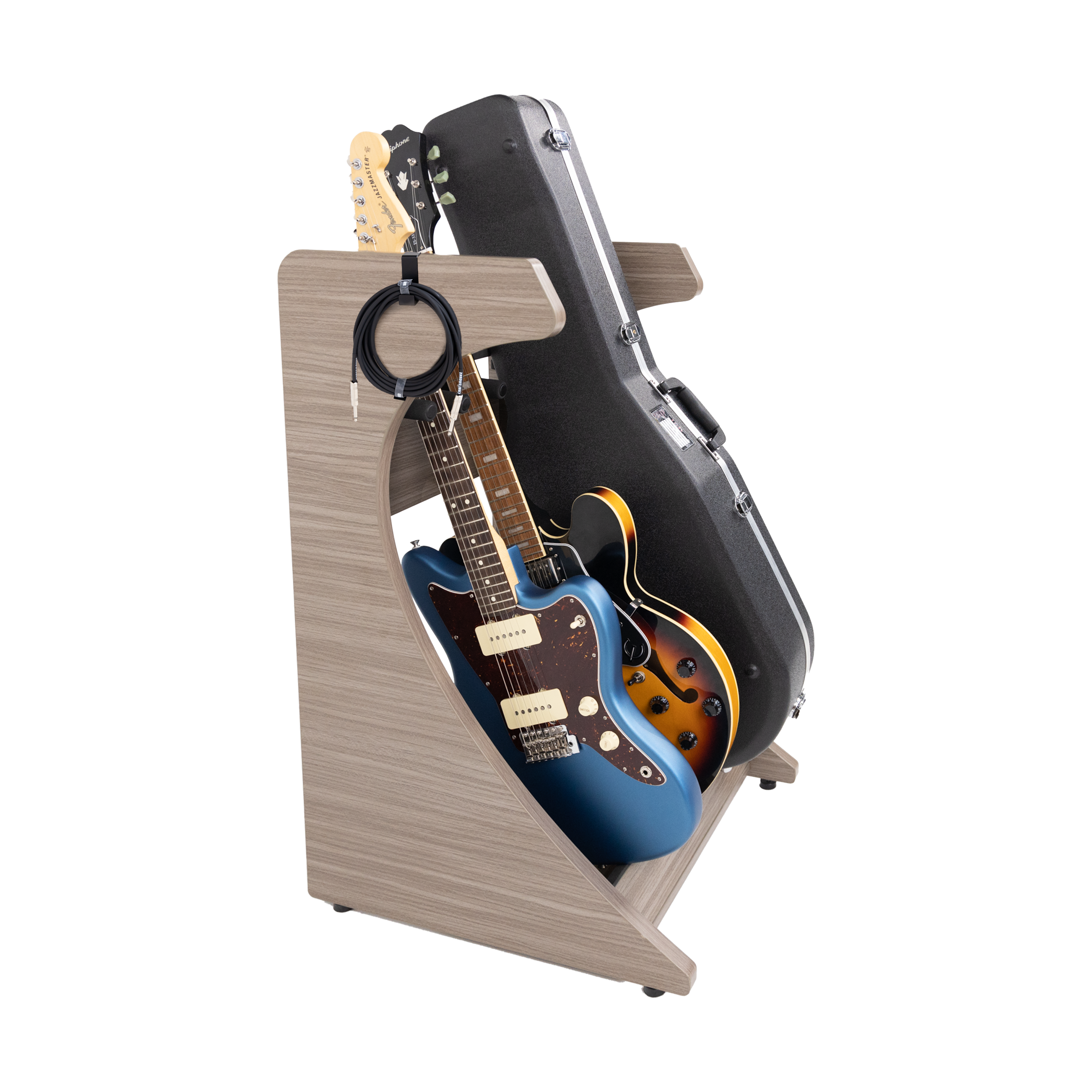Elite Three Electric/Acoustic Guitar Rack – GRY
