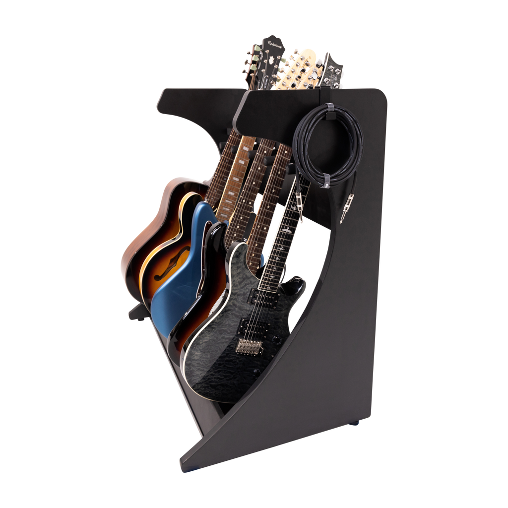 Elite Five Electric/Acoustic Guitar Rack - BLK