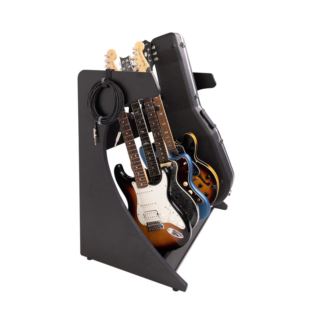 Elite Five Electric/Acoustic Guitar Rack - BLK
