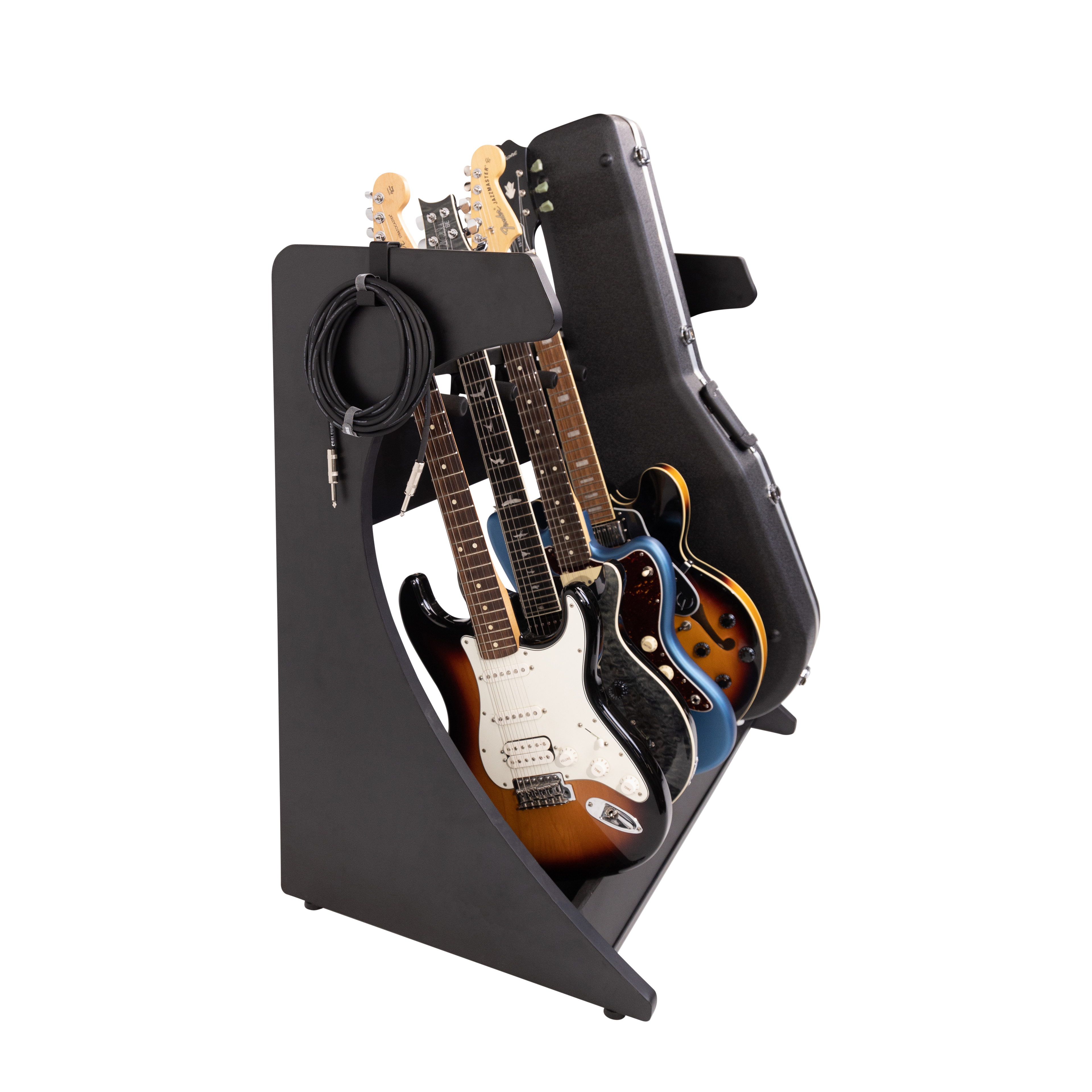 Elite Five Electric/Acoustic Guitar Rack - BLK