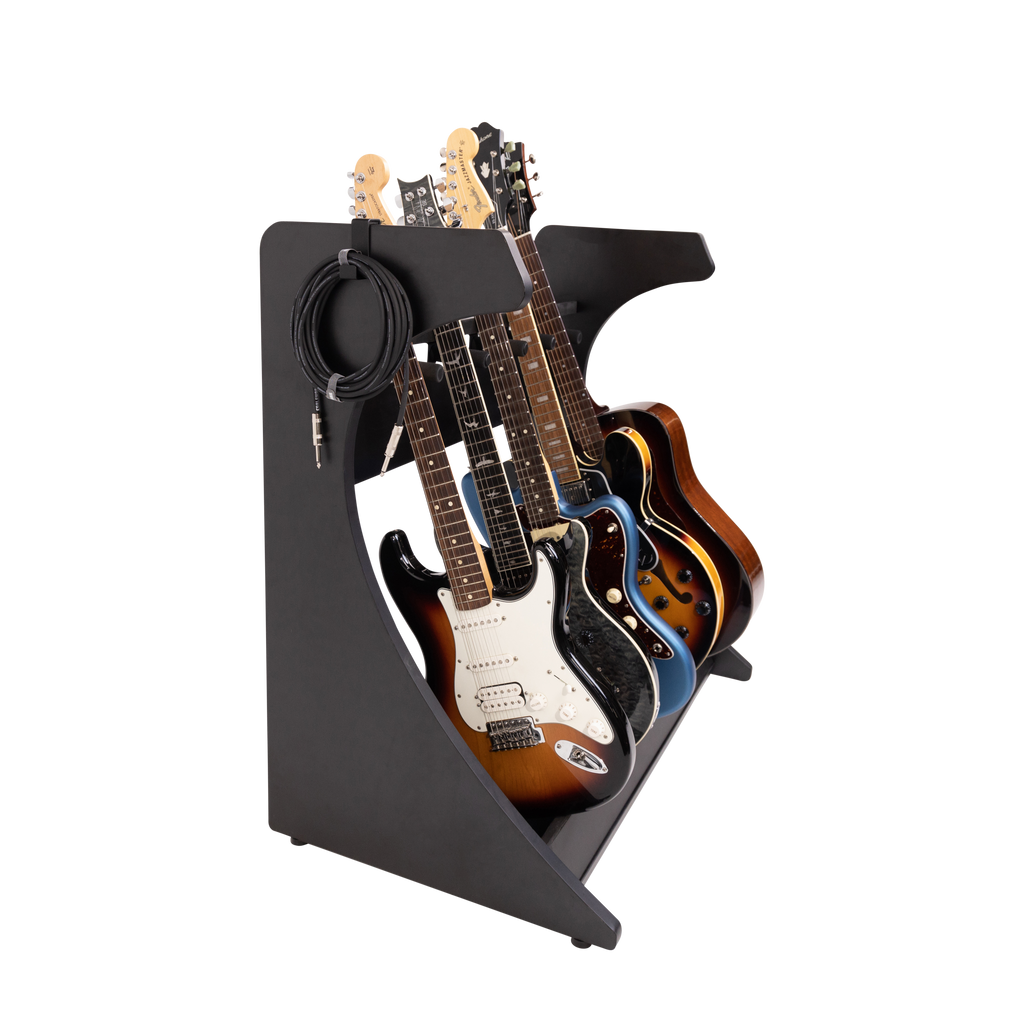 Elite Five Electric/Acoustic Guitar Rack - BLK