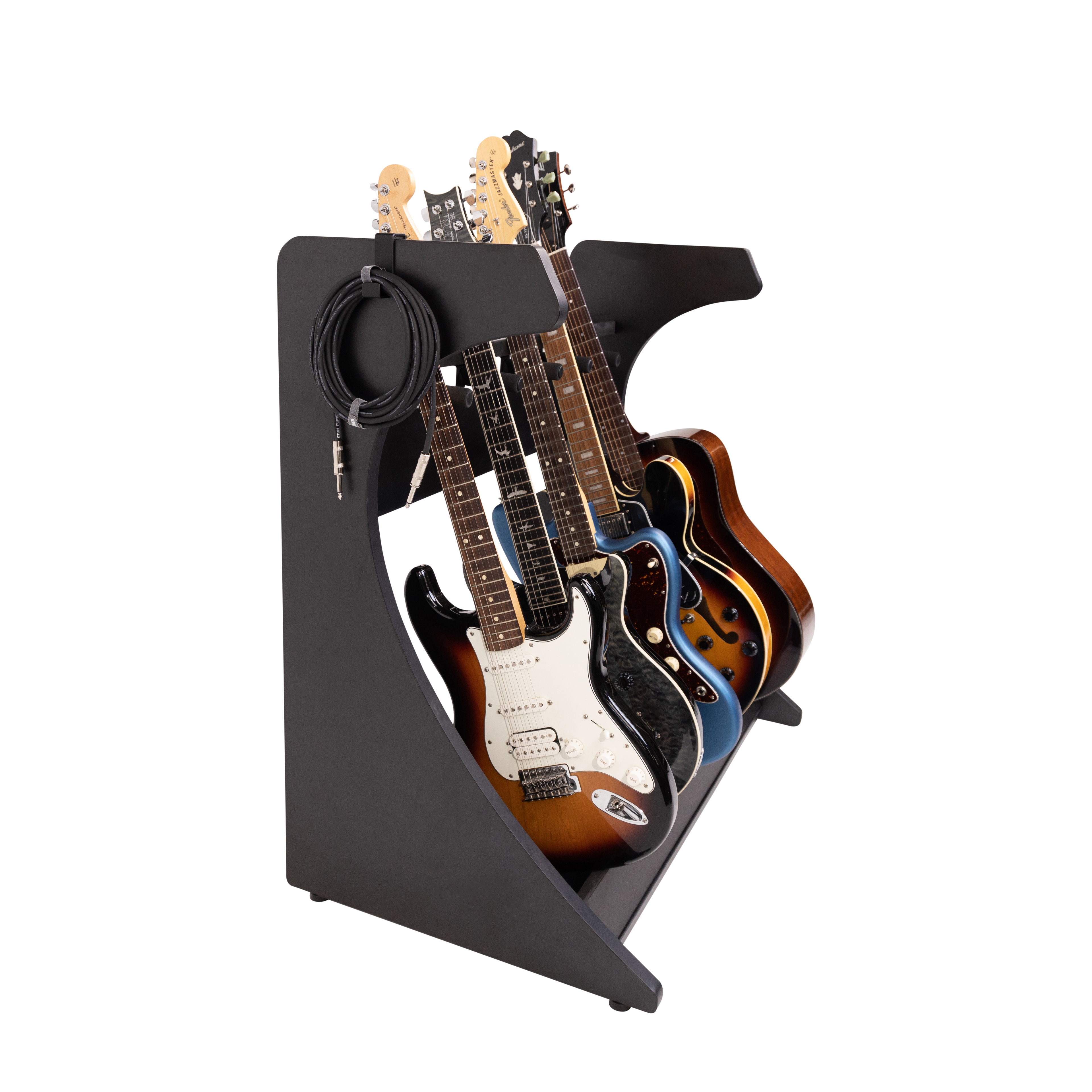 Elite Five Electric/Acoustic Guitar Rack - BLK
