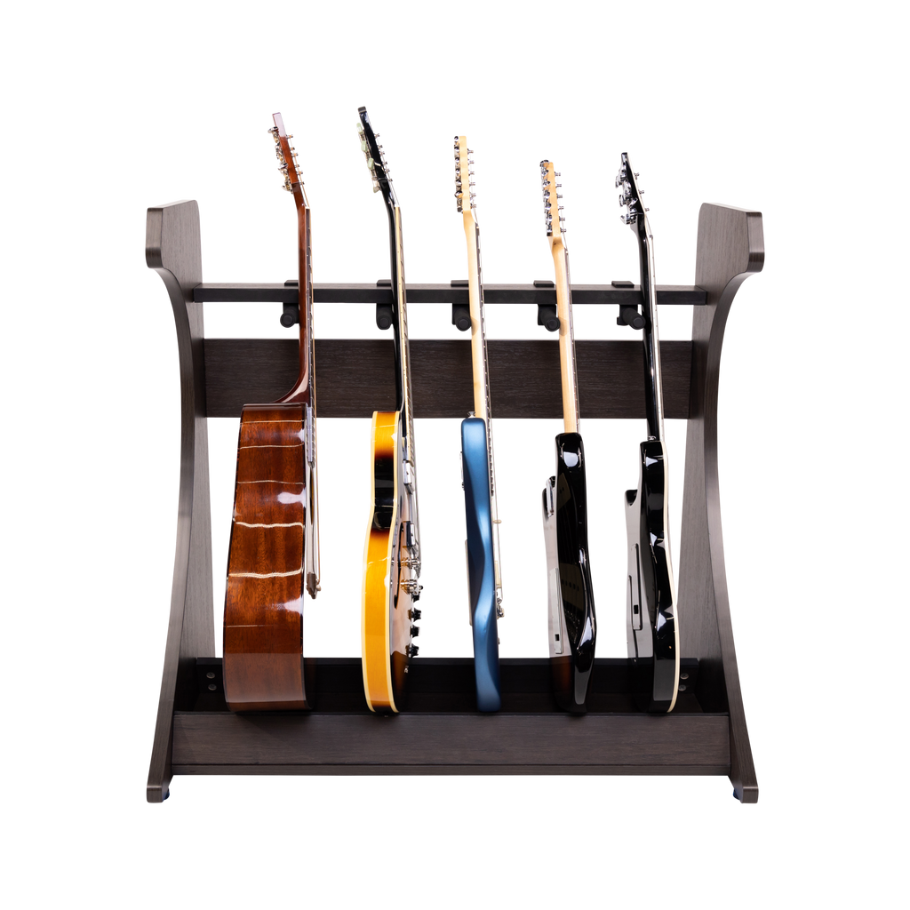 Elite Five Electric/Acoustic Guitar Rack – BRN