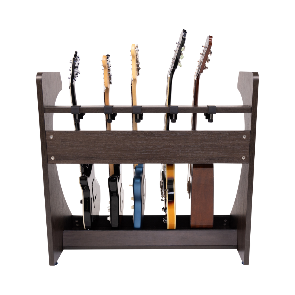 Elite Five Electric/Acoustic Guitar Rack – BRN