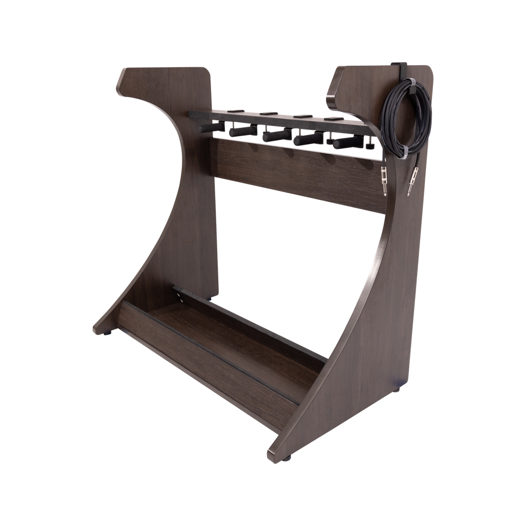 Elite Five Electric/Acoustic Guitar Rack – BRN