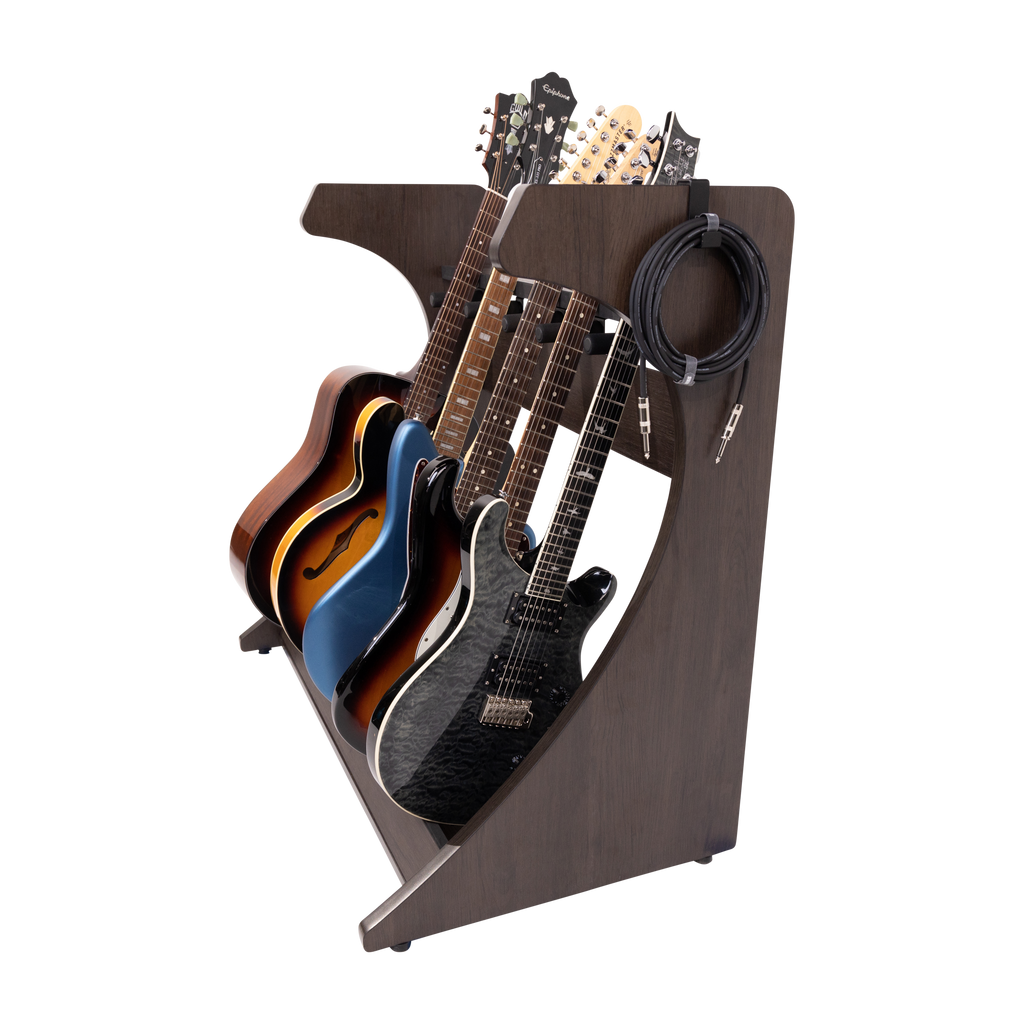 Elite Five Electric/Acoustic Guitar Rack – BRN