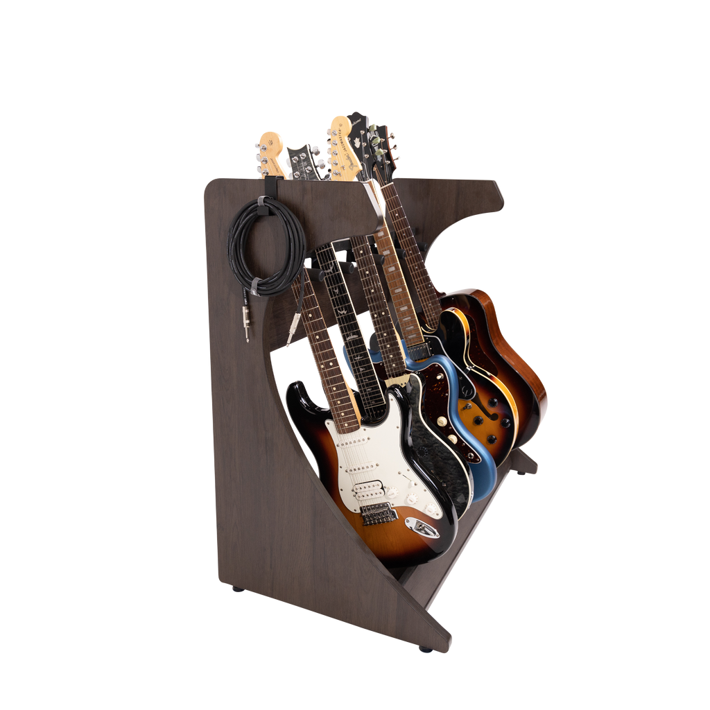 Elite Five Electric/Acoustic Guitar Rack – BRN