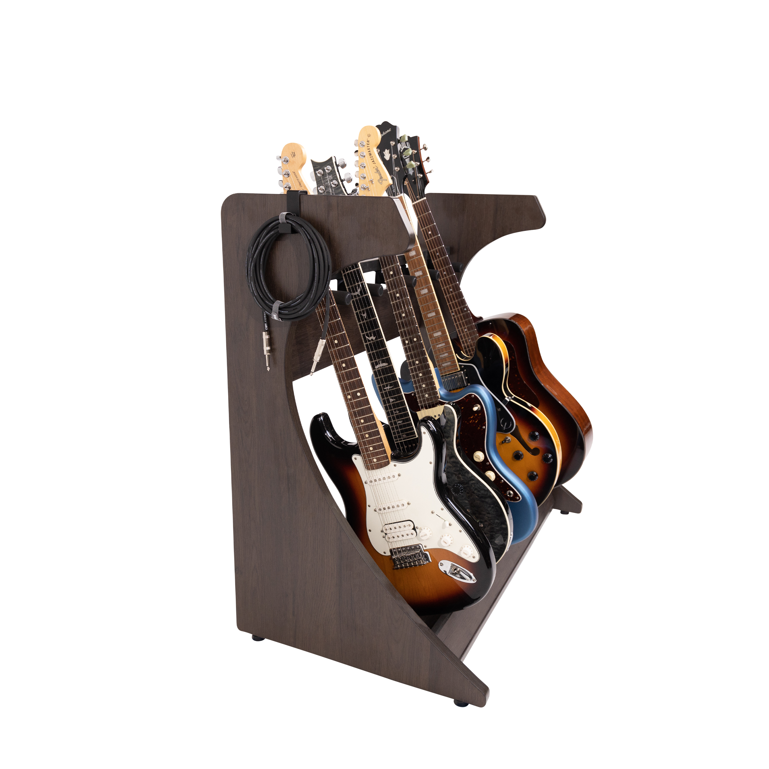Elite Five Electric/Acoustic Guitar Rack – BRN