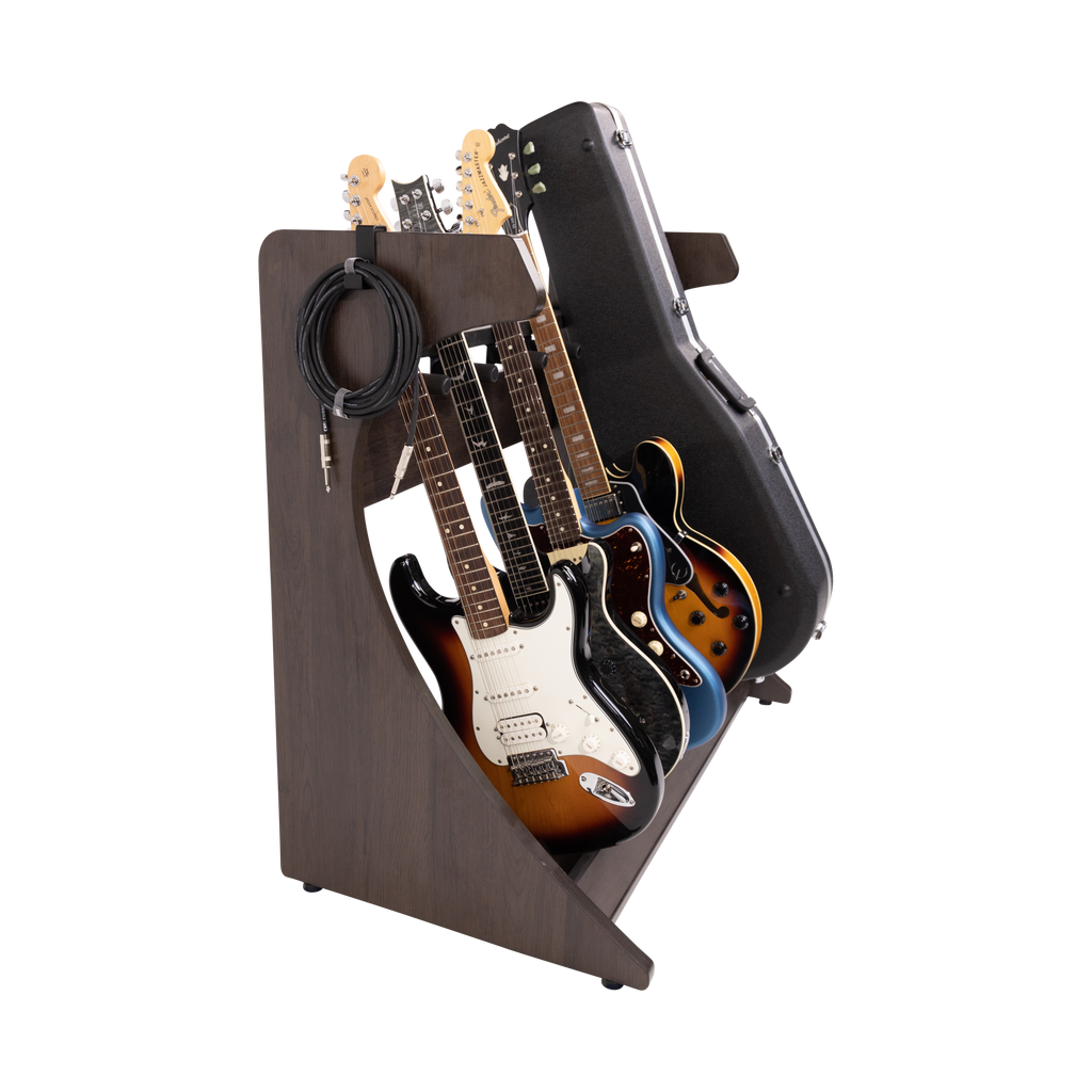 Elite Five Electric/Acoustic Guitar Rack – BRN