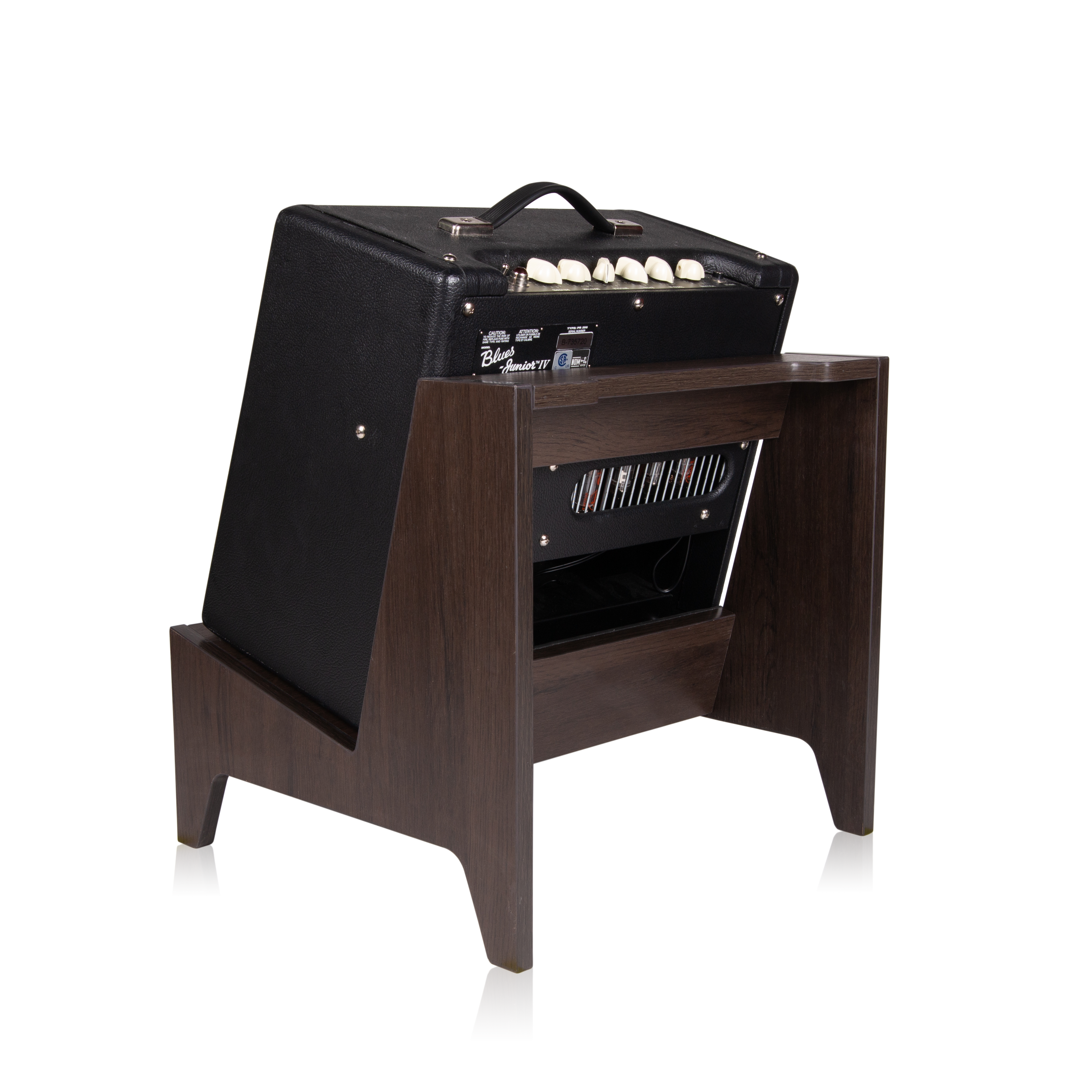 Elite Series Small Guitar Amp Stand – Brown