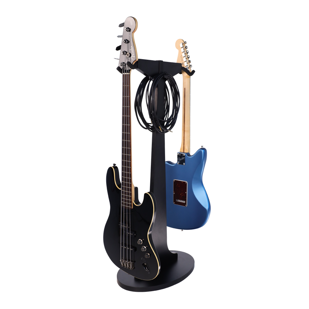 Elite Series 2X Guitar Hanging Stand, Black Finish